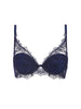 Push-up-BH mit tiefem Dekolleté - Mitternachtsblau