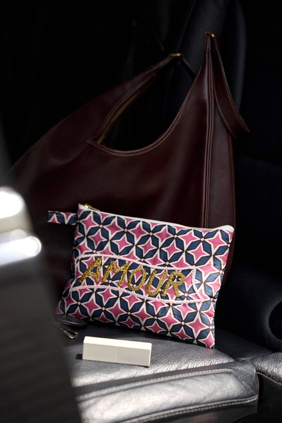 Baumwoll-Pochette mit CSAO-Print