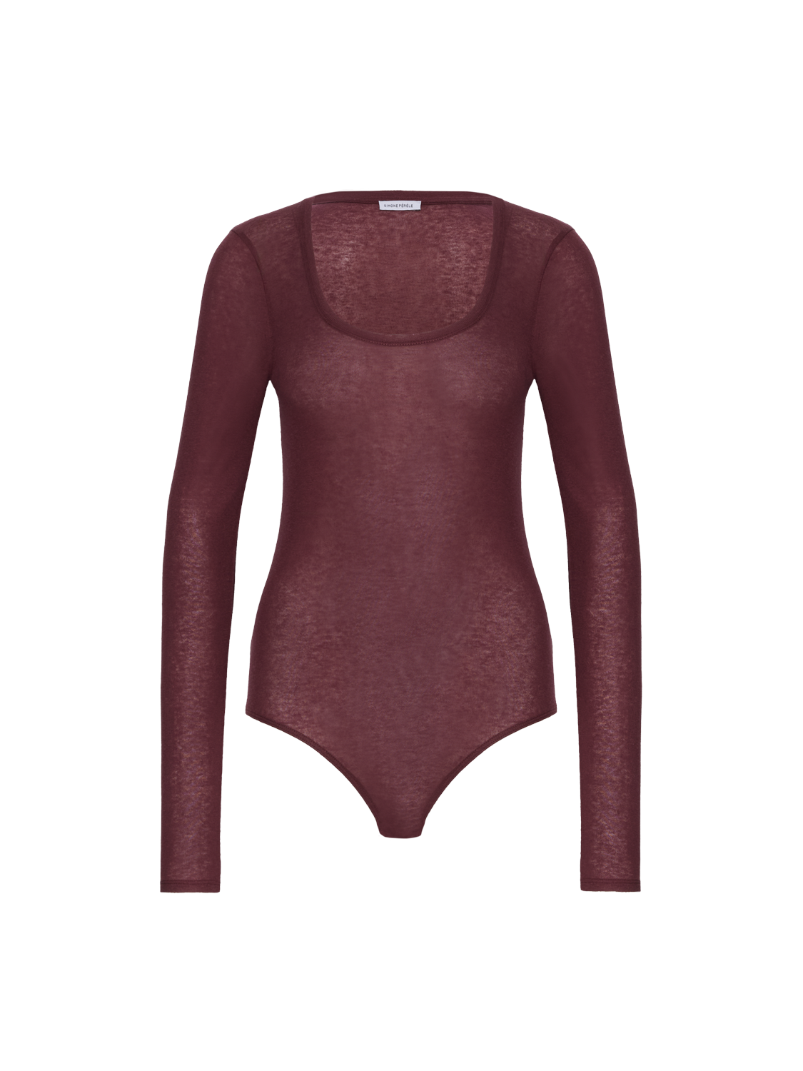 Ready-to-Wear-Body aus warmem Jersey - Herbstrot