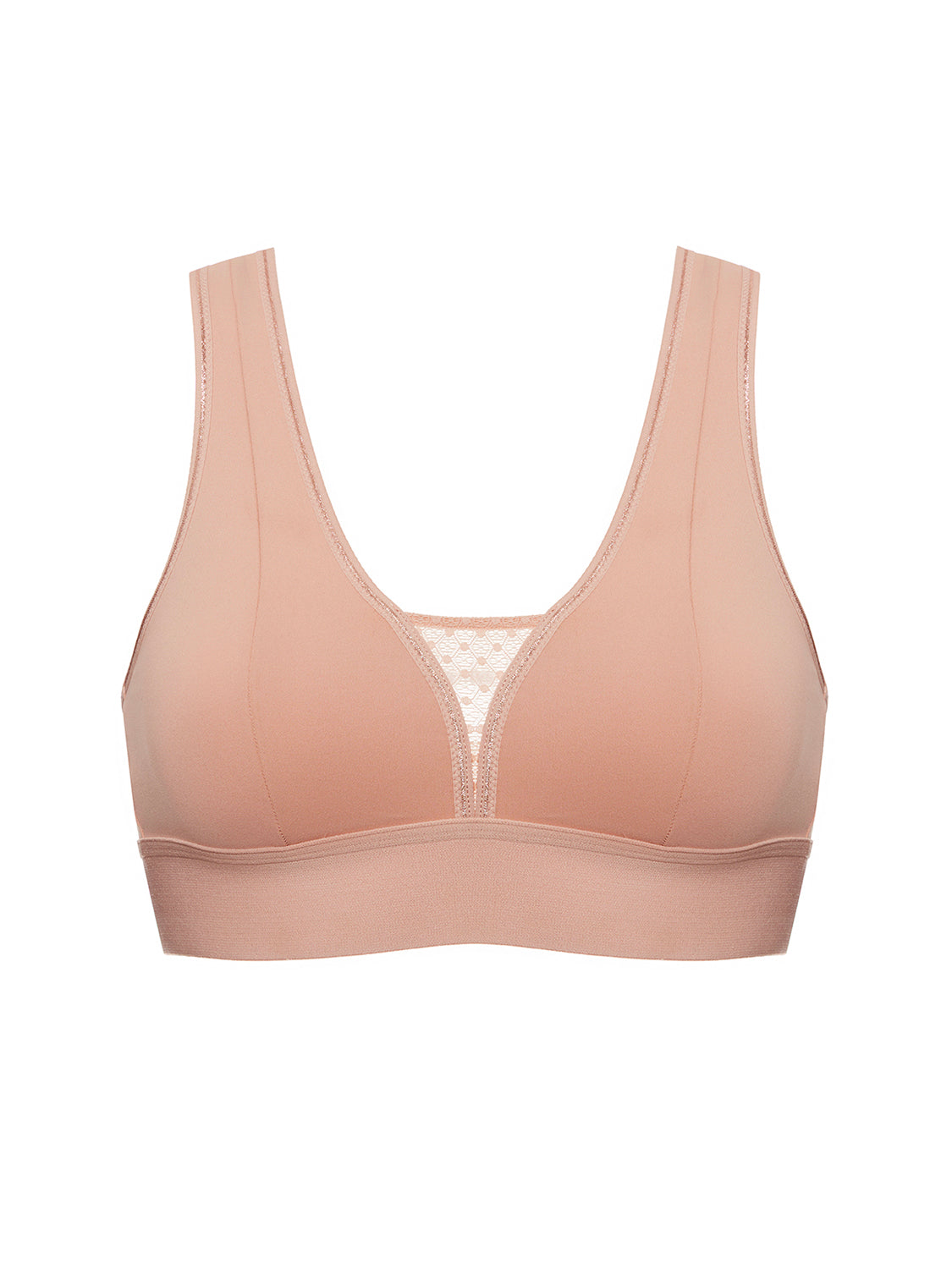 Bügelloser Sport-BH - Yogi-Pink