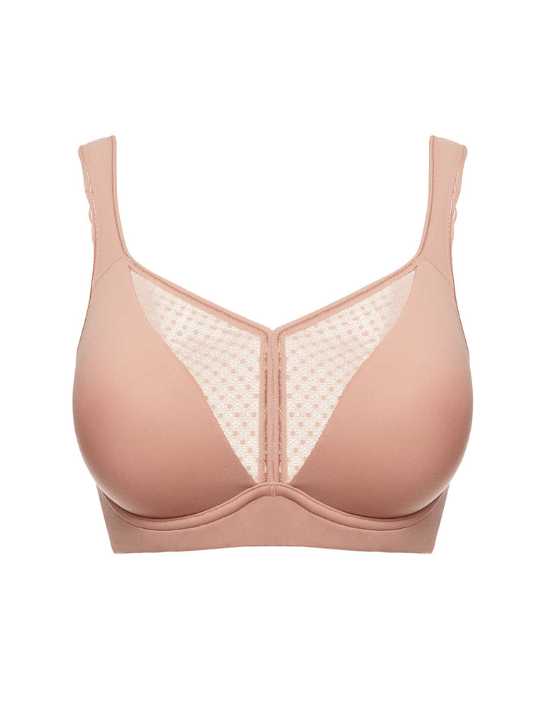 Sport-BH mit Bügel - Yogi-Pink