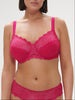 Full-Cup-BH mit Stützfunktion - Wintergrün-Rosa