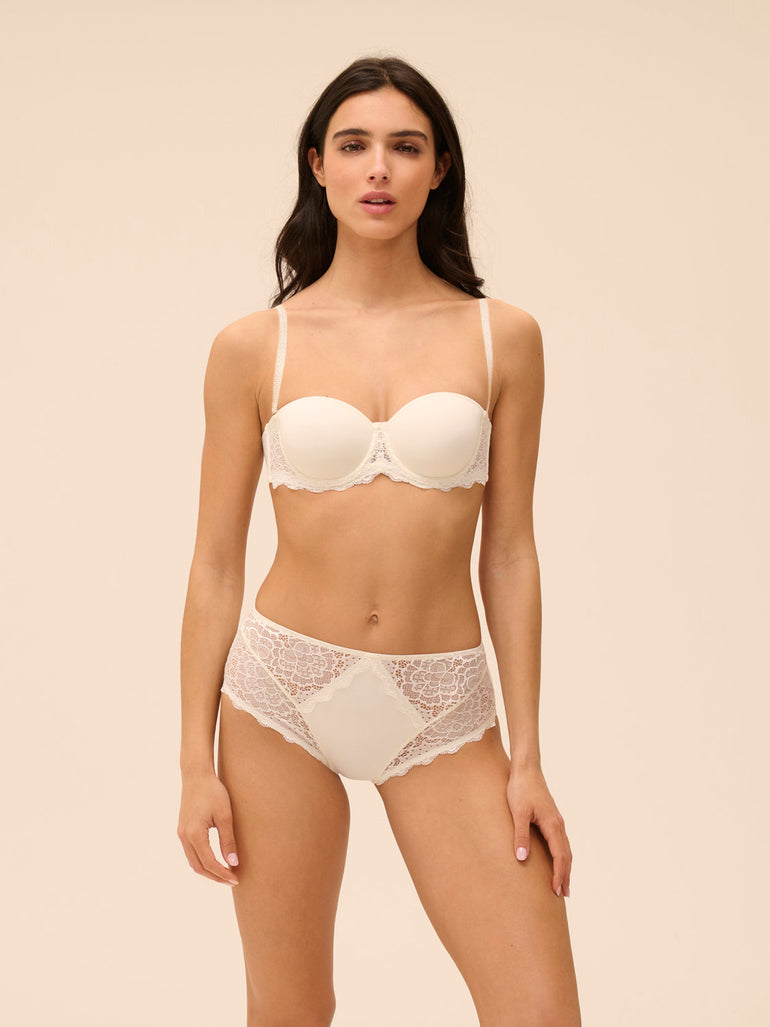 High-Waist-Slip. - Natur