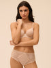 High-Waist-Slip. - Rosige Haut