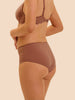 High-Waist-Slip. - Kokosbraun