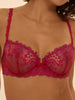 Half-Cup-BH - Regenbogenrot