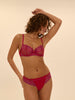 Half-Cup-BH - Regenbogenrot