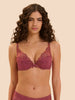 Triangel-Push-up - burgunder