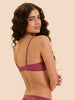 Triangel-Push-up - burgunder