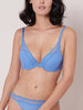 Triangel-Push-up-BH - Jeans blau