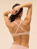 Bügelloser BH mit Strukturmuster - Rosa Sand