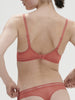 Spacer-BH mit tiefem Dekolleté - Texas Rosa
