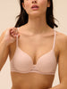 3D-BH mit tiefem Ausschnitt - Rosa Sand