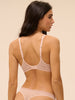 3D-BH mit tiefem Ausschnitt - Rosa Sand