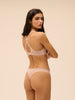 3D-BH mit tiefem Ausschnitt - Rosa Sand