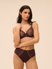 High-Waist-Slip. - Dunkelbraun