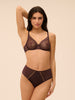 High-Waist-Slip. - Dunkelbraun