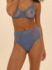 High-Waist-Slip. - Chambrayblau