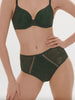 High-Waist-Slip. - Ikonisches Grün