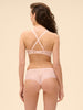 Weicher Triangel-BH mit Softcup - Puderrosa