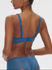 Weicher Triangel-BH mit Softcup - Vergissmeinnichtblau
