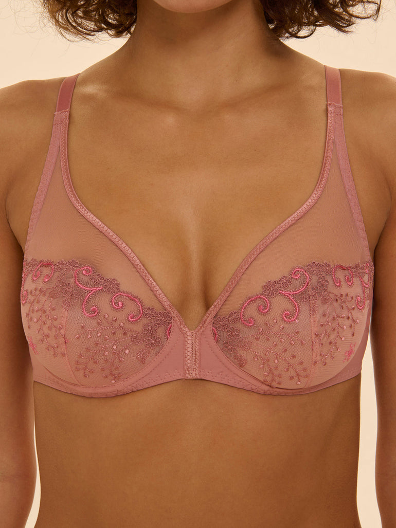 Plunge-Full-Cup-BH - Smokey-Rosa