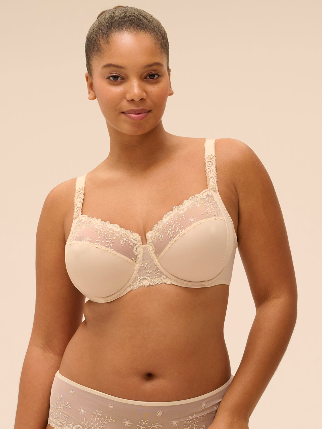 Full-Cup-BH mit Stützfunktion - Topas-Beige
