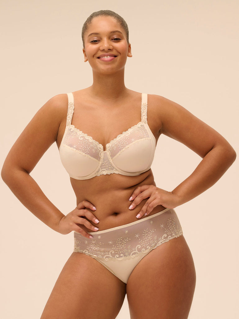 Full-Cup-BH mit Stützfunktion - Topas-Beige