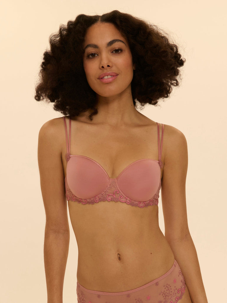 Geformter 3D-BH - Smokey-Rosa