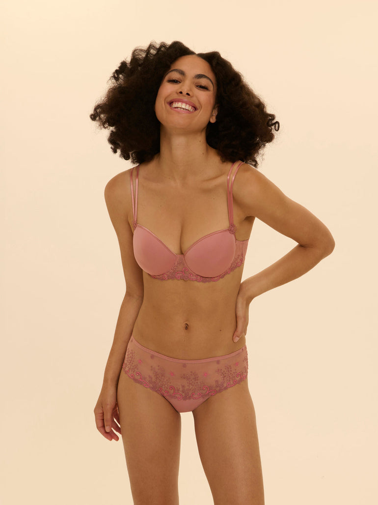 Geformter 3D-BH - Smokey-Rosa