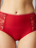 High-Waist-Slip - Opernrot