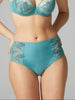 High-Waist-Slip - Graugrün