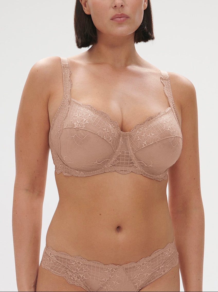 Full-Cup-BH mit eckigem Ausschnitt - Nude