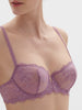 Half-Cup-BH - Glamouröses Fliederfarben