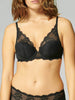Push-up-Triangel-BH - Schwarz