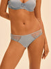 Bikini-Slip aus Baumwolle - Traumblau