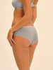 Bikini-Slip aus Baumwolle - Traumblau