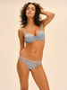 Bikini-Slip aus Baumwolle - Traumblau