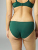 Bikini-Slip aus Baumwolle - Achatgrün
