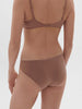 Bikini-Slip aus Baumwolle - Amaretto