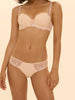 Bikini-Slip aus Baumwolle - Schickes Beige