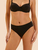 Slip mit hohem Bund - Schwarz