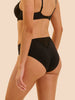 Slip mit hohem Bund - Schwarz