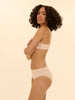 Slip mit hohem Bund - Schickes Beige