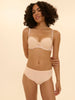 Slip mit hohem Bund - Schickes Beige