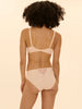 Slip mit hohem Bund - Schickes Beige