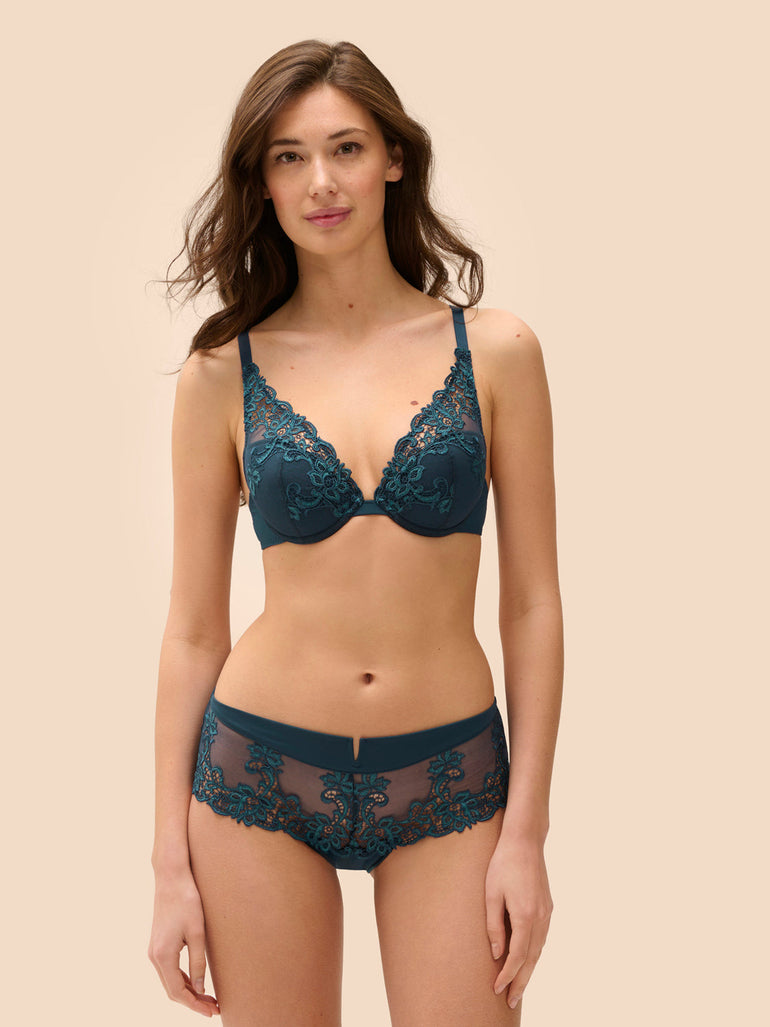 Plunge-Push-up-BH - Prestigeblau