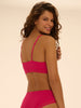Weicher Triangel-BH mit Softcup - Fuschia