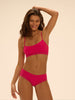Weicher Triangel-BH mit Softcup - Fuschia