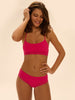 Weicher Triangel-BH mit Softcup - Fuschia
